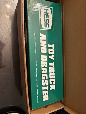 Hess Toy Truck and Dragster Box -